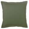 Taie d'oreiller unie percale Kaki Taie d'oreiller unie percale Kaki