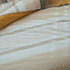 Taie d'oreiller Marlow Miel en percale de coton Taie d'oreiller Marlow Miel en percale de coton