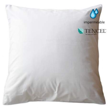 découvrez le protege oreiller imperméable et respirant tencel by Tradilinge