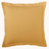 Taie d'oreiller unie percale Ambre Taie d'oreiller unie percale Ambre