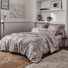 Housse de couette satin Tradilinge CAYENNE FICELLE Housse de couette satin Tradilinge CAYENNE FICELLE