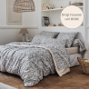 Drap housse percale Tradilinge LISON GRIS - Coloris BEIGE Drap housse percale Tradilinge LISON GRIS - Coloris BEIGE