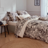 Housse de couette percale Tradilinge ALBA NOIR Housse de couette percale Tradilinge ALBA NOIR