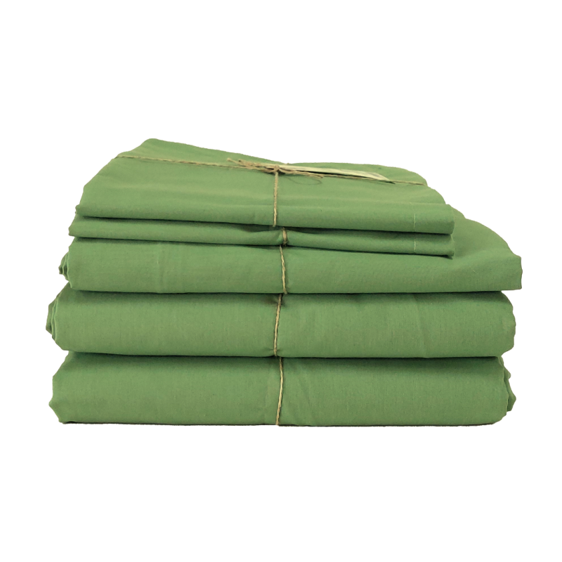 Drap housse en coton Bio - coloris ÉPICÉA- Gamme AUTHENTIQUE