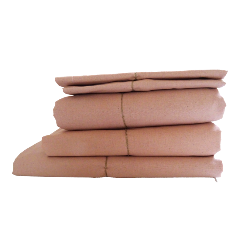 Drap en coton BIO - coloris Blush - gamme AUTHENTIQUE