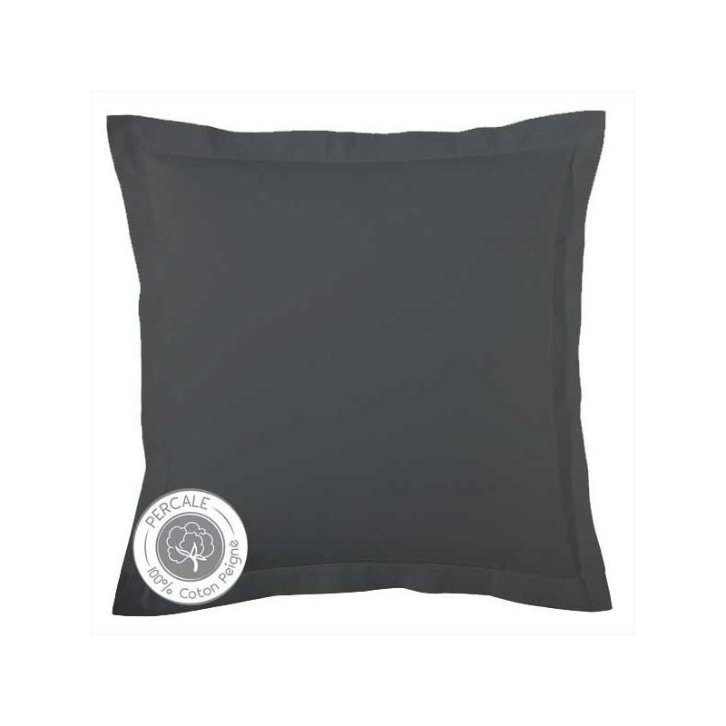 Taie Percale Tradilinge  Anthracite