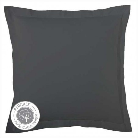 Taie Percale Tradilinge  Anthracite
