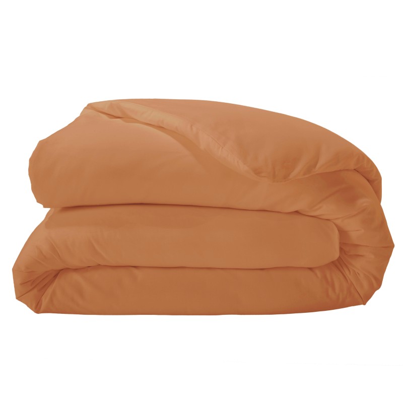 Housse de couette percale Tradilinge COGNAC