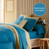 Drap housse percale Tradilinge LINO COBALT - Coloris UNI COBALT Drap housse percale Tradilinge LINO COBALT - Coloris UNI COBALT