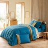 Housse de couette percale Tradilinge LINO COBALT Housse de couette percale Tradilinge LINO COBALT