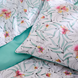 Taie percale Tradilinge ROXANE JADE