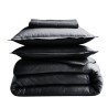 Drap plat 100% coton Tradilinge NOIR