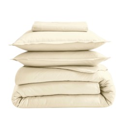 Drap plat 100% coton Tradilinge ECRU LAVE