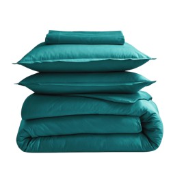 Drap housse 100% coton Tradilinge BLEU PAON