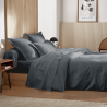 Housse de couette satin Tradilinge GRAND HÔTEL GRAPHITE