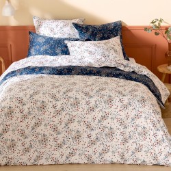 Housse de couette satin Tradilinge LILOU MARINE