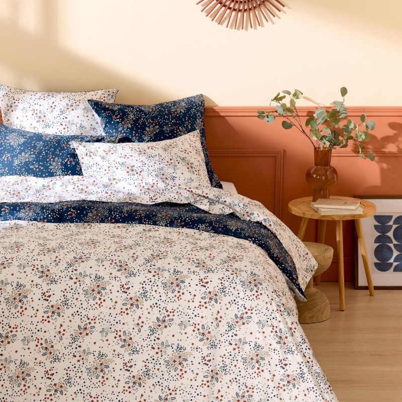 Drap satin Tradilinge LILOU MARINE