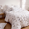 Housse de couette percale Tradilinge ENVOL BLANC