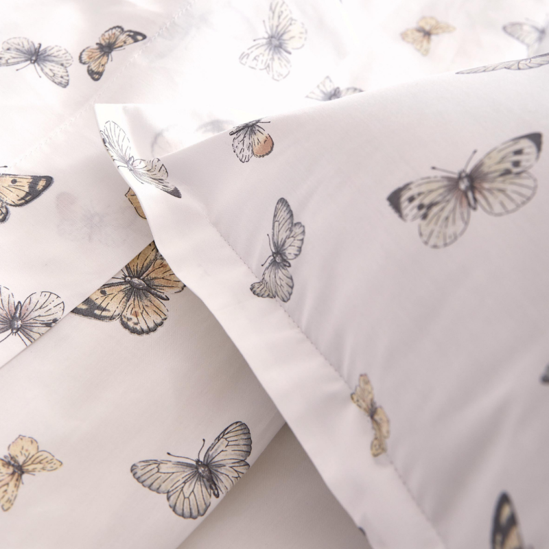 Taie percale Tradilinge ENVOL BLANC