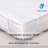 Protège matelas forme PLATEAU molleton enduit PEPP imperméable - Tradilinge