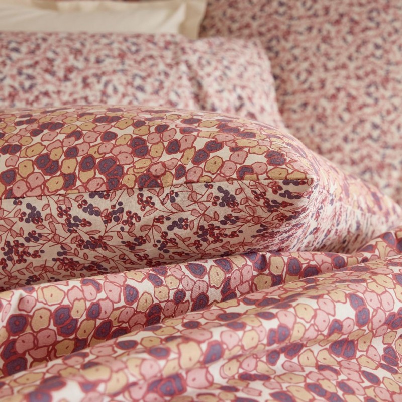 Drap 100% coton Tradilinge MORGANE PRUNE