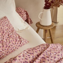 Traversin 100% coton Tradilinge MORGANE PRUNE