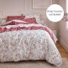 Drap housse satin Tradilinge uni BLANC (Lilou Bordeaux)