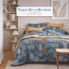 Housse de couette percale Tradilinge BROCÉLIANDE ENCRE