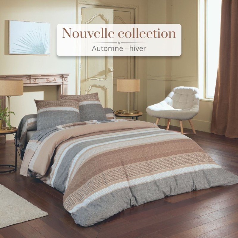 Parure flanelle 100% coton Tradilinge ELTON