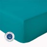 Drap Housse 100% coton Bleu Paon Drap Housse 100% coton Bleu Paon