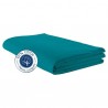 Drap plat 100% coton Bleu Paon Drap plat 100% coton Bleu Paon