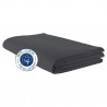 Drap plat 100% coton Carbone Drap plat 100% coton Carbone