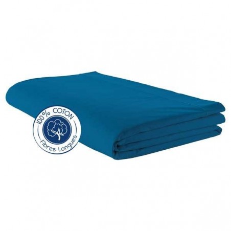 Drap plat 100% coton Nautique