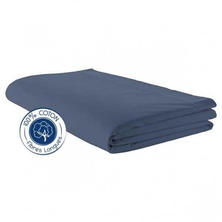 Drap plat 100% coton Orage