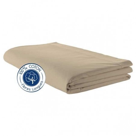 Drap plat 100% coton Seigle
