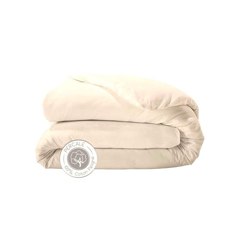 Housse de couette PERCALE DE COTON Tradilinge COQUILLE