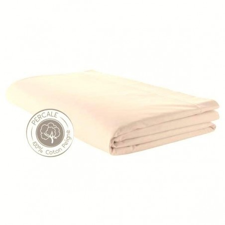Drap plat Percale Coquille