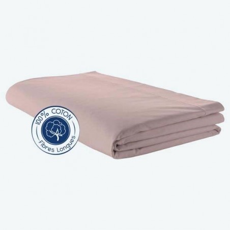 Drap plat 100% coton Ruban