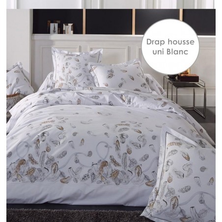 Drap percale Tradilinge PLUMES
