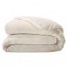 Housse de couette 100% coton Ecru Lavé Housse de couette 100% coton Ecru Lavé
