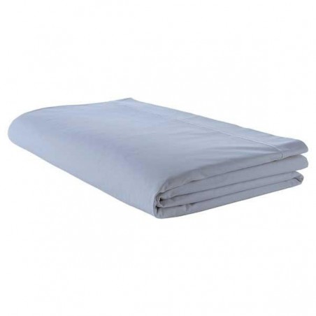 Drap plat 100% coton Celeste
