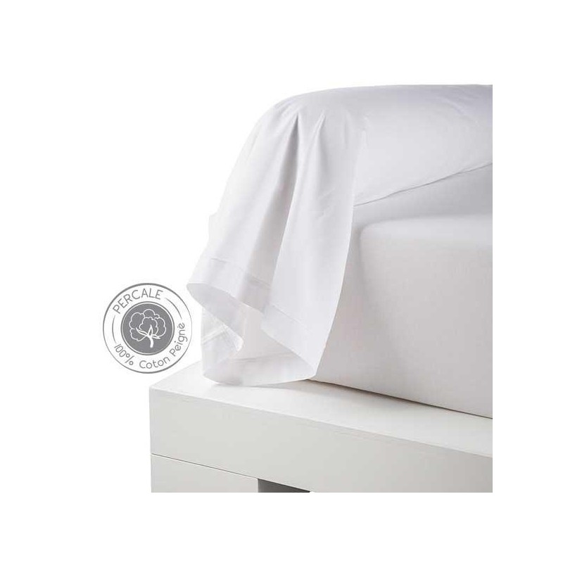 Traversin Percale Blanc