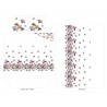 Drap percale Tradilinge GINKGO ROSE Drap percale Tradilinge GINKGO ROSE