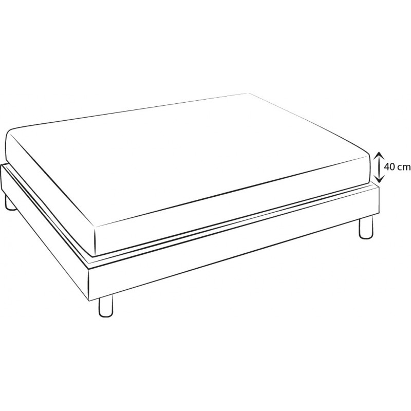 drap housse bonnets 40cm percale