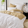 Housse de couette motif graphique Alex Moka Housse de couette motif graphique Alex Moka