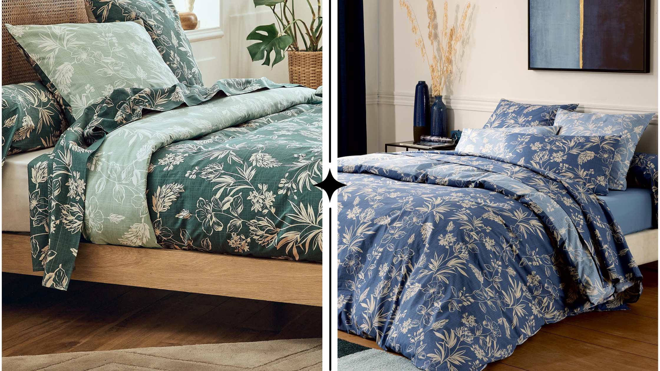 linge de lit fleuri eloise