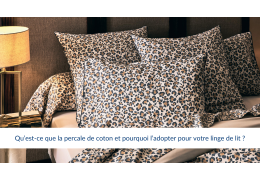 Qu’est-ce que la percale de coton et pourquoi l’adopter pour votre linge de lit ?