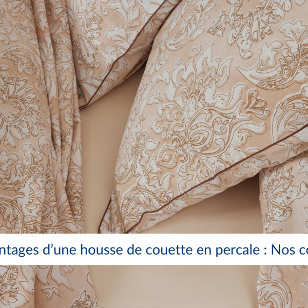housse de couette en percale